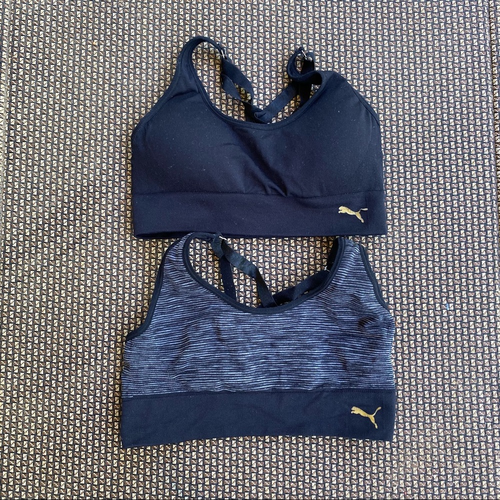 LOT of 2 size SMALL puma sports bras